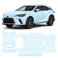 Антигравийная защитная бронепленка по лекалам для Lexus RX V 2022- полный кузов
