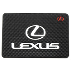 Антискользящий коврик торпеды с логотипом Lexus