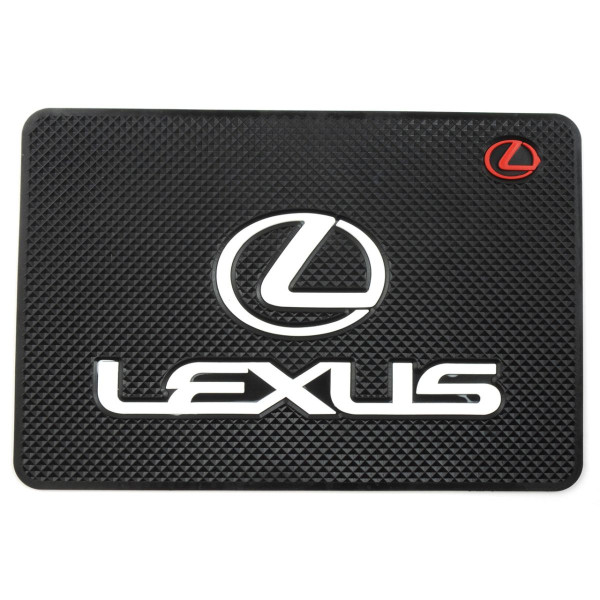Антискользящий коврик торпеды с логотипом Lexus
