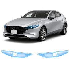 Антигравійна захисна бронеплівка за лекалами для Mazda Mazda3 BP 2019- оптика (фари та ПТФ)