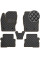 Коврики в салон для Ford C-Max 2010- Экокожа Коричневые 5 шт (Rombus)