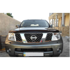 Дефлектор капота мухобойка Nissan Pathfinder / Navara 2004-2010