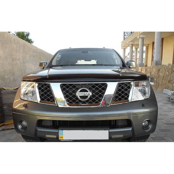 Дефлектор капота мухобойка Nissan Pathfinder / Navara 2004-2010