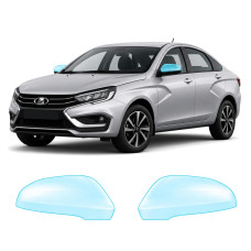 Антигравийная защитная бронепленка по лекалам для LADA Vesta NG facelift 2022- зеркала