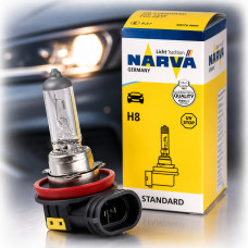 Автолампа галогенна Narva Standart / H8 / 35W / 12V / 1 шт (48076)