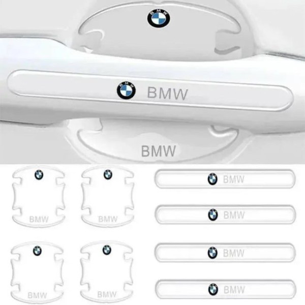 Комплект захисних плівок Нано під ручки авто (відбійник на дверях) BMW 8 шт