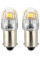 LED автолампа Brevia Spower 12/24V T4W 4x2835SMD 150Lm 6000K CANbus 2 шт BA9s (10219X2)