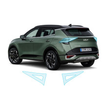 Антигравийная защитная бронепленка по лекалам для Kia Sportage NQ5 2021-2024 - задние фонари стопы