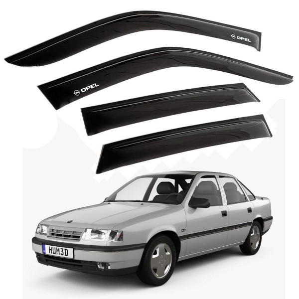 Дефлектори вікон для Opel Vectra A 1988-1995 Седан Скотч 3M Voron Glass