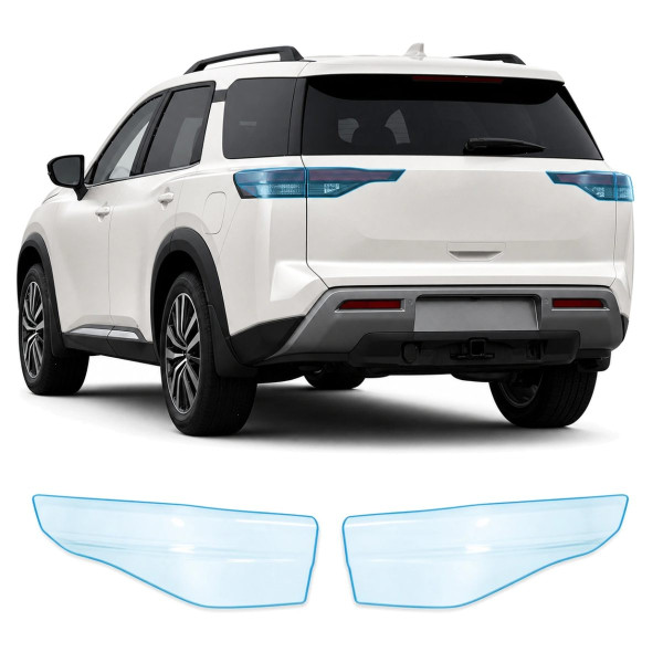 Антигравійна захисна бронеплівка за лекалами для Nissan Pathfinder R53 2022- задні ліхтарі стопи