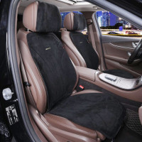 Накидки на передні сидіння Алькантара Maybach Додаткова вентиляція Чорні 2 шт