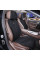 Накидки на передние сидения Алькантара Maybach Дополнительная вентиляция Черные 2 шт