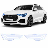 Антигравійна захисна бронеплівка за лекалами для Audi Q8 4M facelift 2024- оптика (фари та ПТФ)