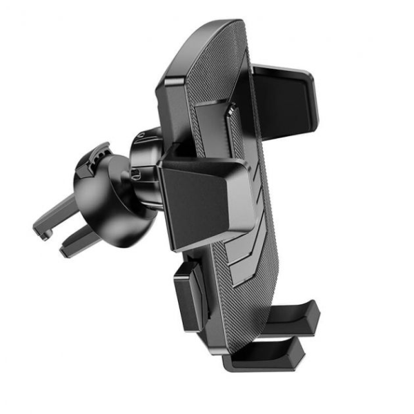 Автодержатель для телефона зажим под тяжестью HOCO CA86 Black