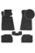 Ворсовые коврики для BMW 5 (E34) 1988-1995 с подпятником Черные 5 шт (Carrera)