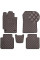 Коврики в салон для Toyota Camry (ACV 40) 2006-2011 Экокожа Коричневые 5 шт (Rombus)