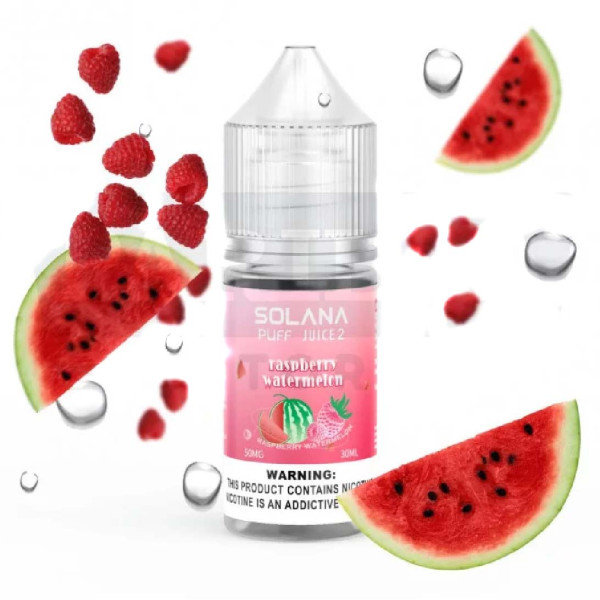 Жидкость Solana Raspberry Watermelon (Малина Арбуз)