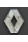 Емблема для Renault Megane Laguna 77 x 94 x 11 мм пластикова вигнута
