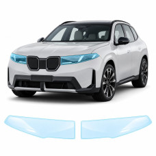 Антигравийная защитная бронепленка по лекалам для BMW iX3 NA5 2025- оптика (фары и ПТФ)