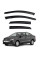 Дефлектори вікон ветровики Volkswagen Polo V 2009- Седан Скотч 3M Voron Glass