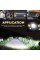 Дополнительная LED фара 60 W 10-30V Bi-Led DRL фары 7 дюймов ДХО Ангельские глазки 1 шт (3583)