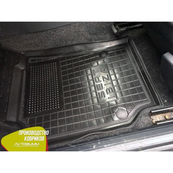 Водійський коврик в салон Seat Ibiza (6J) 2008- (Avto-Gumm)