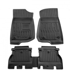 Комплект 3D ковриков в салон Jeep Wrangler JL 5 doors 2018- Джип