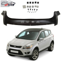 Дефлектор капоту мухобійка для Ford Kuga I 2008-2013 Євро Кріплення (Vip Tuning)