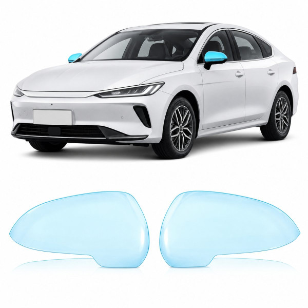 Антигравийная защитная бронепленка по лекалам для BYD Qin Plus I facelift 2024- зеркала