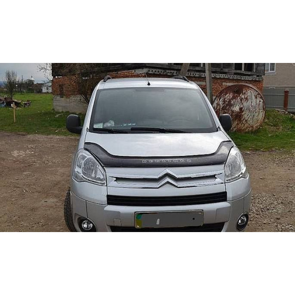Дефлектор капоту мухобійка для Citroen Berlingo 2008-