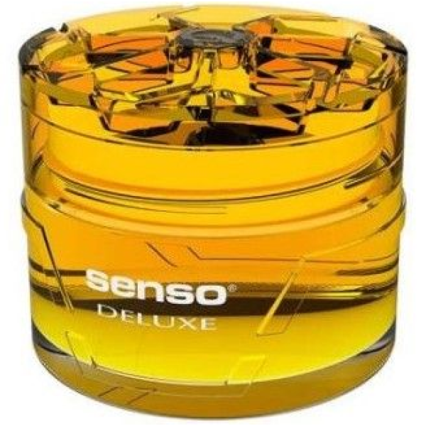 Ароматизатор воздуха Банка с гелем Senso Deluxe - Vanila Creme (Ванильный крем)