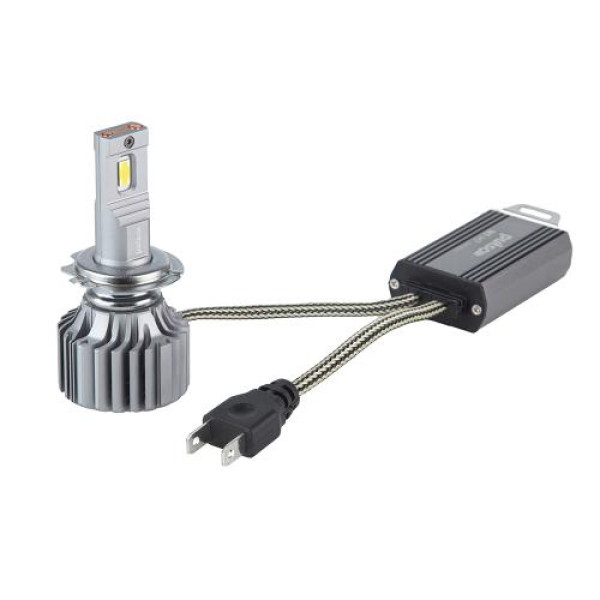 LED лампи для авто Pulso N1 H7 LED-chips OEM PHILIPS Flip chip 9-16V 2*70W 8500Lm 6500K