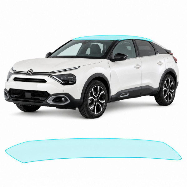 Антигравійна захисна бронеплівка за лекалами для Citroen C4 / e-C4 III 2020- зона даху