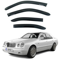 Дефлектори вікон ветровики Mercedes E-klasse (W210) 1995-2003 Седан Скотч 3M Voron Glass
