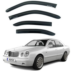 Дефлектори вікон ветровики Mercedes E-klasse (W210) 1995-2003 Седан Скотч 3M Voron Glass