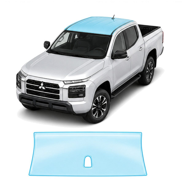 Антигравийная защитная бронепленка по лекалам для Mitsubishi L200/Triton VI 2024- зона крыши