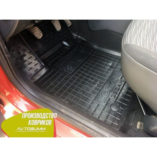 Передні килимки в автомобіль Renault Logan 2004-2013 Sedan (Avto-Gumm)