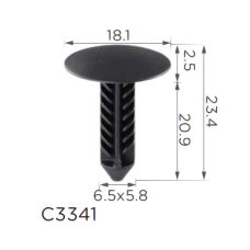 Кліпса для обшивки багажник Ford, Chevrolet Ford 11589181 (C3341)