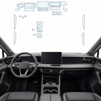 Набір Плівок захисних для салону Volkswagen Tiguan III (AB) 2024- TPH (Кансолі Дисплея Ручок)