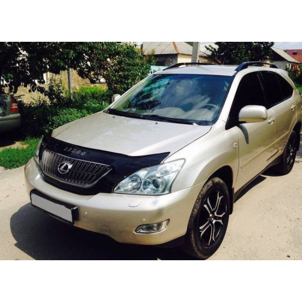Дефлектор капота мухобойка Lexus RX 2003-2009 с рамкой под решетку радиатора  Евро Крепление (Vip Tuning) LX03