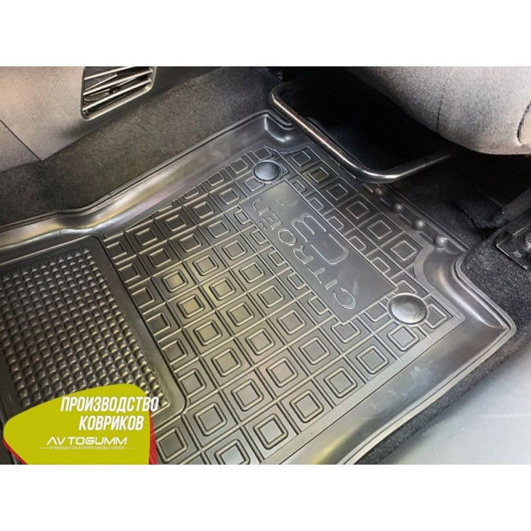 Водительский коврик в салон Citroen C3 2017- (Avto-Gumm)