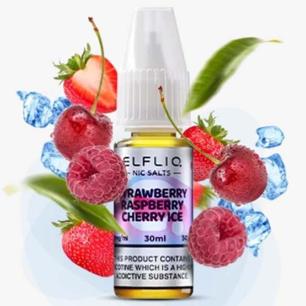 Elf Liq рідина 10 ml 50 mg Strawberry Raspberry Cherry Ice Полуниця Малина Вишня Лід