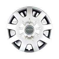 Ковпак колеса з емблемою Volkswagen SKS314 R15 сірий з логотипом на вибір 4 шт