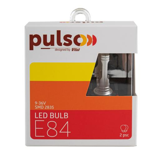 LED лампи для авто Pulso E84-H8 H9 H11 H16 2835 9-36V 2x15w 2800Lm 6000K
