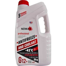 Антифриз готовый NOWAX -42°C G12+ Красный 5 кг (NX05001)