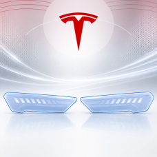 Антигравійна захисна бронеплівка за лекалами для Tesla Model 3 I 2017-2023 - оптика (фари та ПТФ)