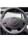 Чехол Оплетка Руля для Renault Megane II / Scenic II 2003-2009 Кожа (Модельная Выкройка) №48