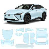Антигравийная защитная бронепленка по лекалам для Lexus RZ I 2023- полный кузов