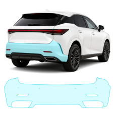 Антигравійна захисна бронеплівка за лекалами для Lexus RX V 2022- задній бампер
