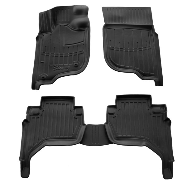 Комплект 3D ковриков в салон Mitsubishi L200 (KAOT) (2006-2015) (european version)